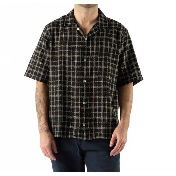 CORRIDOR Other - NEW CORRIDOR wavy linen shirt in black